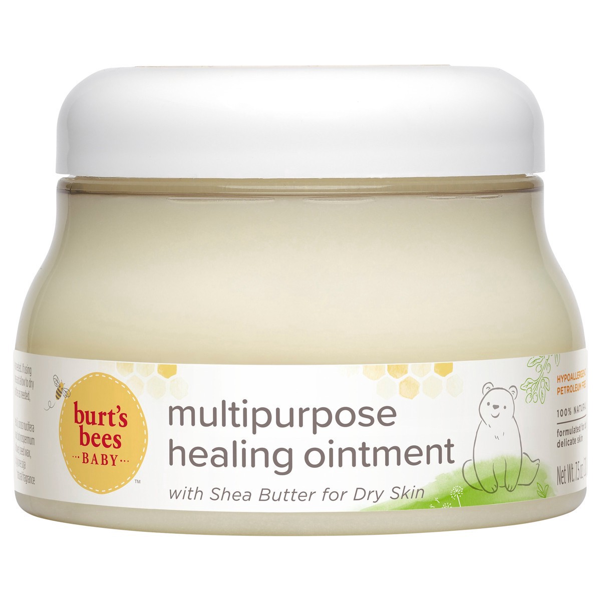 slide 1 of 7, Burt's Bees Baby 100% Natural Origin Multipurpose Healing Ointment, 7.5 oz