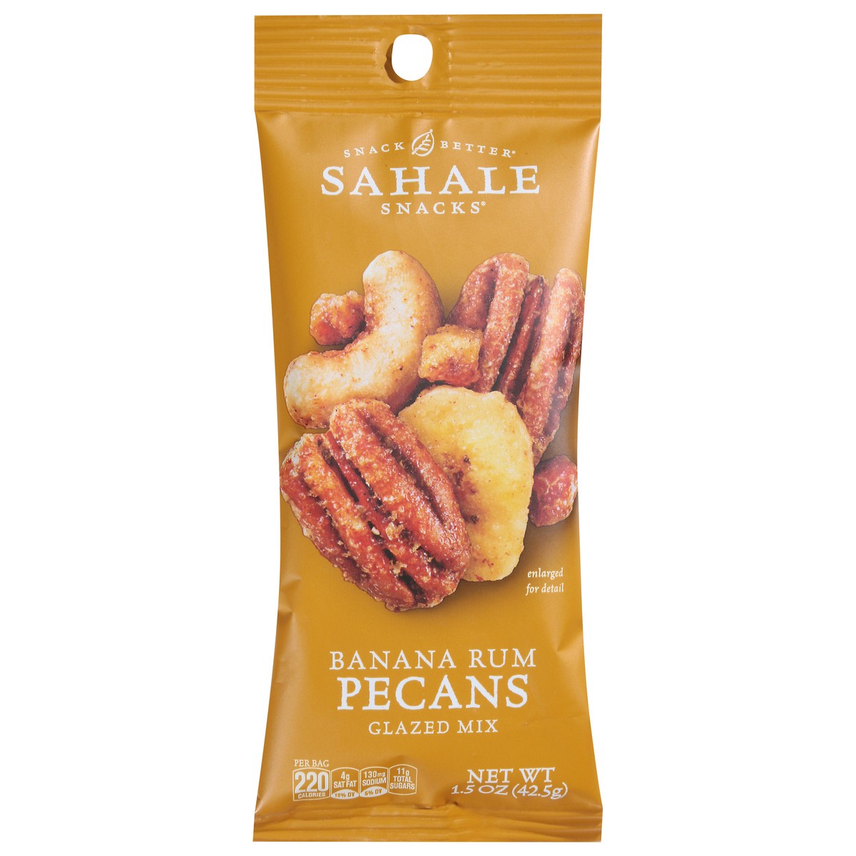 slide 1 of 4, Sahale Snacks Banana Rum Pecans Glazed Mix 1.5 oz, 4 oz