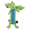 slide 18 of 21, goDog Dragons Skinny Green Large with Chew Guard Blue, L