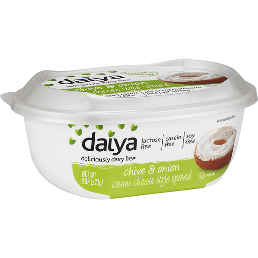 slide 2 of 8, Daiya Dairyfree Chive Onion Cream Cheeze, 8 oz