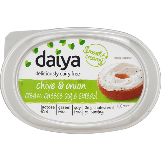 slide 8 of 8, Daiya Dairyfree Chive Onion Cream Cheeze, 8 oz