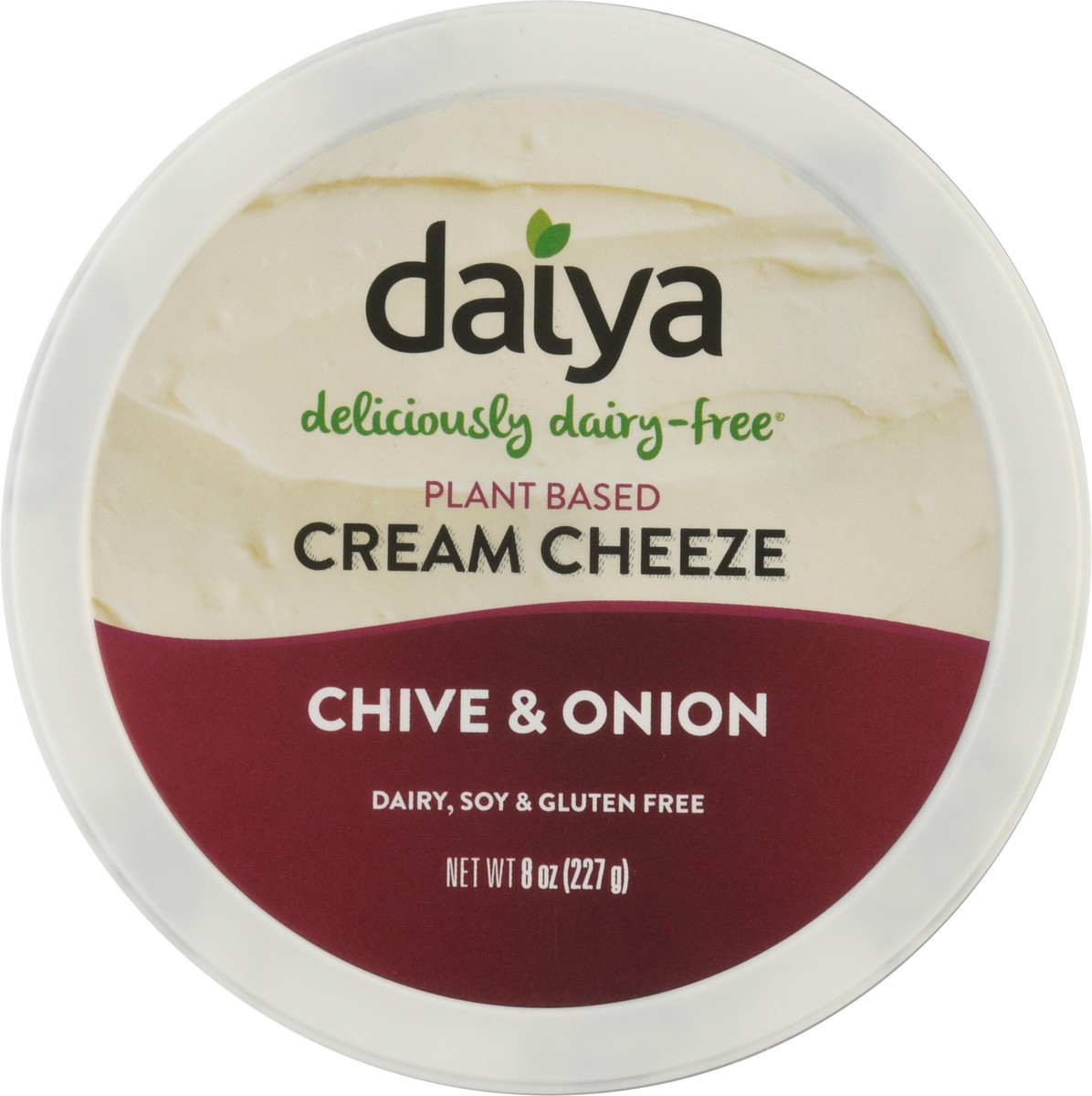 slide 7 of 9, Daiya Dairy Free Chive and Onion Vegan Cream Cheese - 8 oz, 8 oz