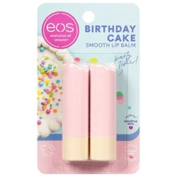 eos Smooth Lip Balm - Birthday Cake - 0.14 oz