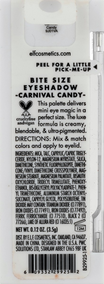 slide 2 of 9, e.l.f. Bite Size Carnival Candy Eyeshadow 0.12 oz, 0.12 oz