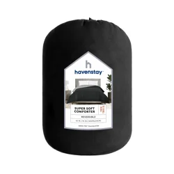 Havenstay Geo Quilt, Twin/Twin XL, Gray