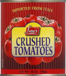 Lieber's Crushed Tomatoes - 28 oz