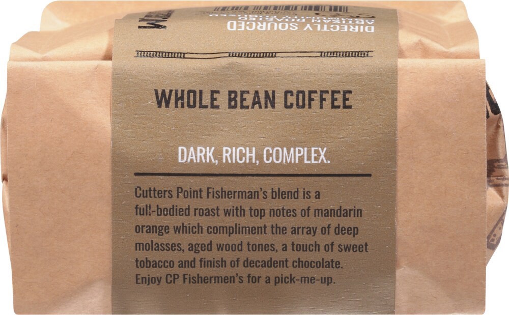 slide 5 of 6, Cutters Point Coffee Co. Fisherman's Blend Dark Roast Whole Bean Coffee - 12 oz, 12 oz