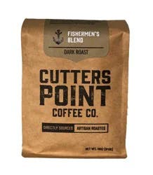 Cutters Point Coffee Co. Fisherman's Blend Dark Roast Whole Bean Coffee - 12 oz