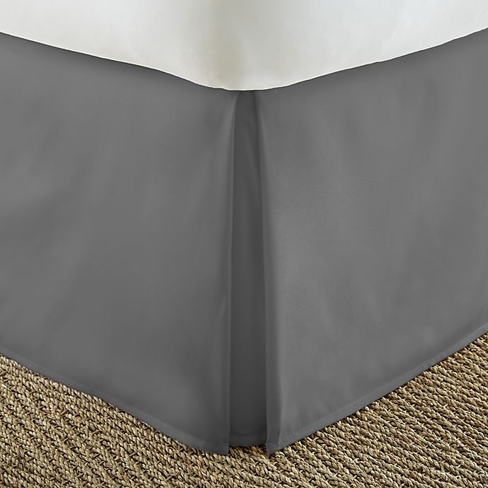 slide 1 of 1, Home Collection Pleated Queen Bed Skirt - Grey, 1 ct