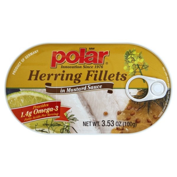 slide 1 of 4, Polar Herring Mustrd, 3.53 oz