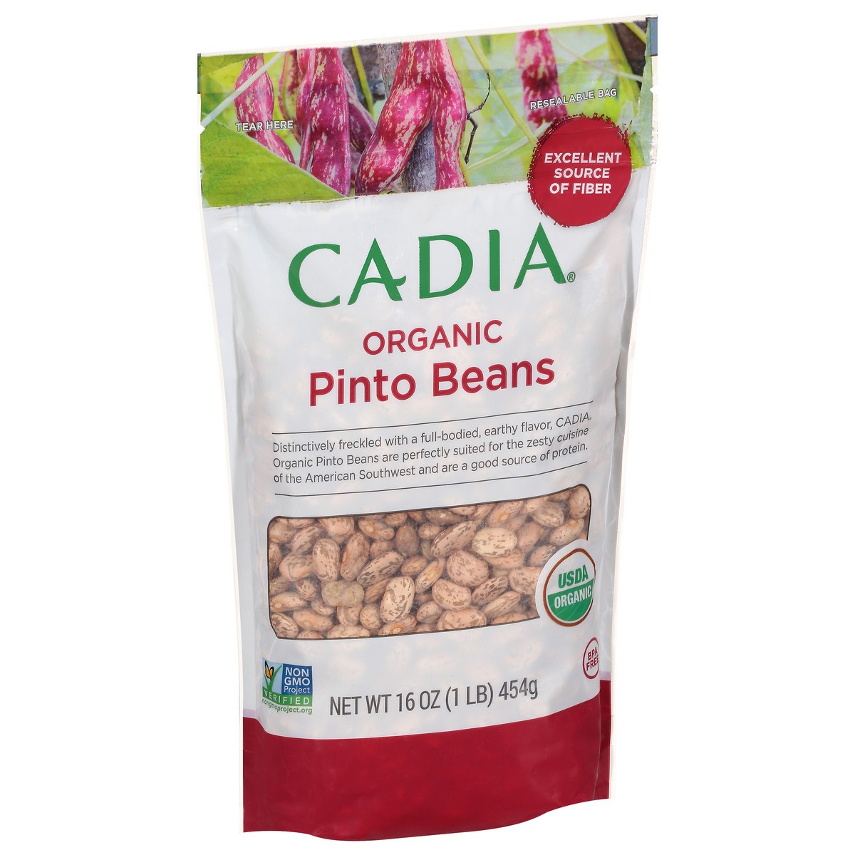 slide 12 of 13, Cadia Organic Pinto Beans 16 oz, 16 oz