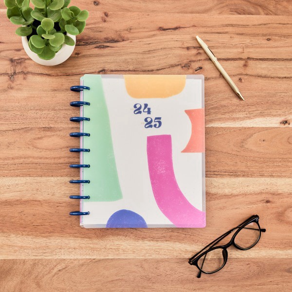 slide 10 of 10, 2024 Happy Planner Monthly/Weekly Classic Happy Planner, 7"" X 9-1/4"", Rio Vibes, July 2024 To June 2025, 1 ct