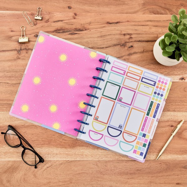 slide 4 of 10, 2024 Happy Planner Monthly/Weekly Classic Happy Planner, 7"" X 9-1/4"", Rio Vibes, July 2024 To June 2025, 1 ct