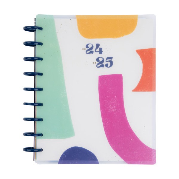 slide 1 of 10, 2024 Happy Planner Monthly/Weekly Classic Happy Planner, 7"" X 9-1/4"", Rio Vibes, July 2024 To June 2025, 1 ct
