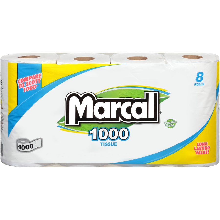 slide 1 of 1, Marcal Tt 8Pk Roll 1Ply, 1000 ct