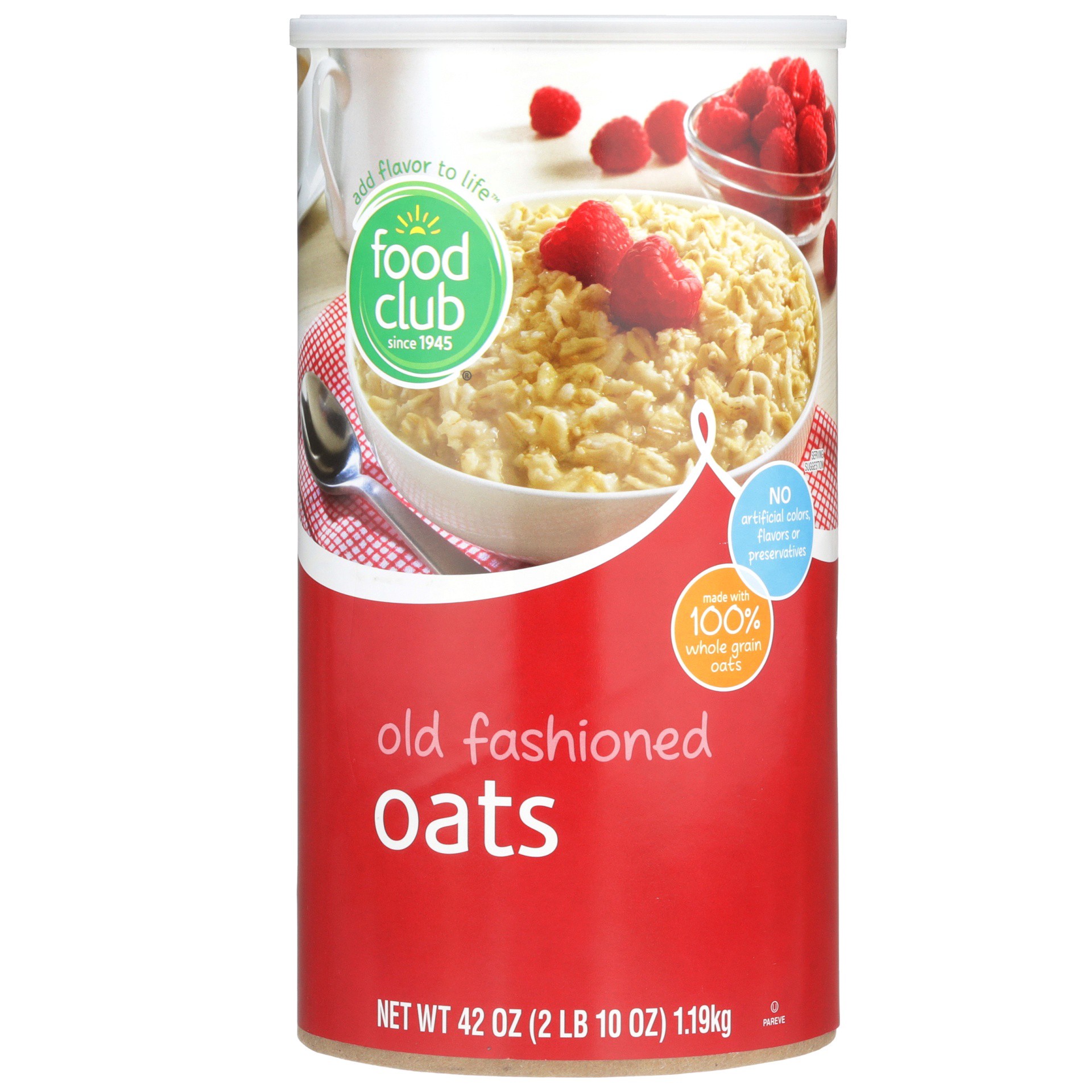 slide 1 of 6, Food Club Old Fashioned Oats 42 oz, 42 oz