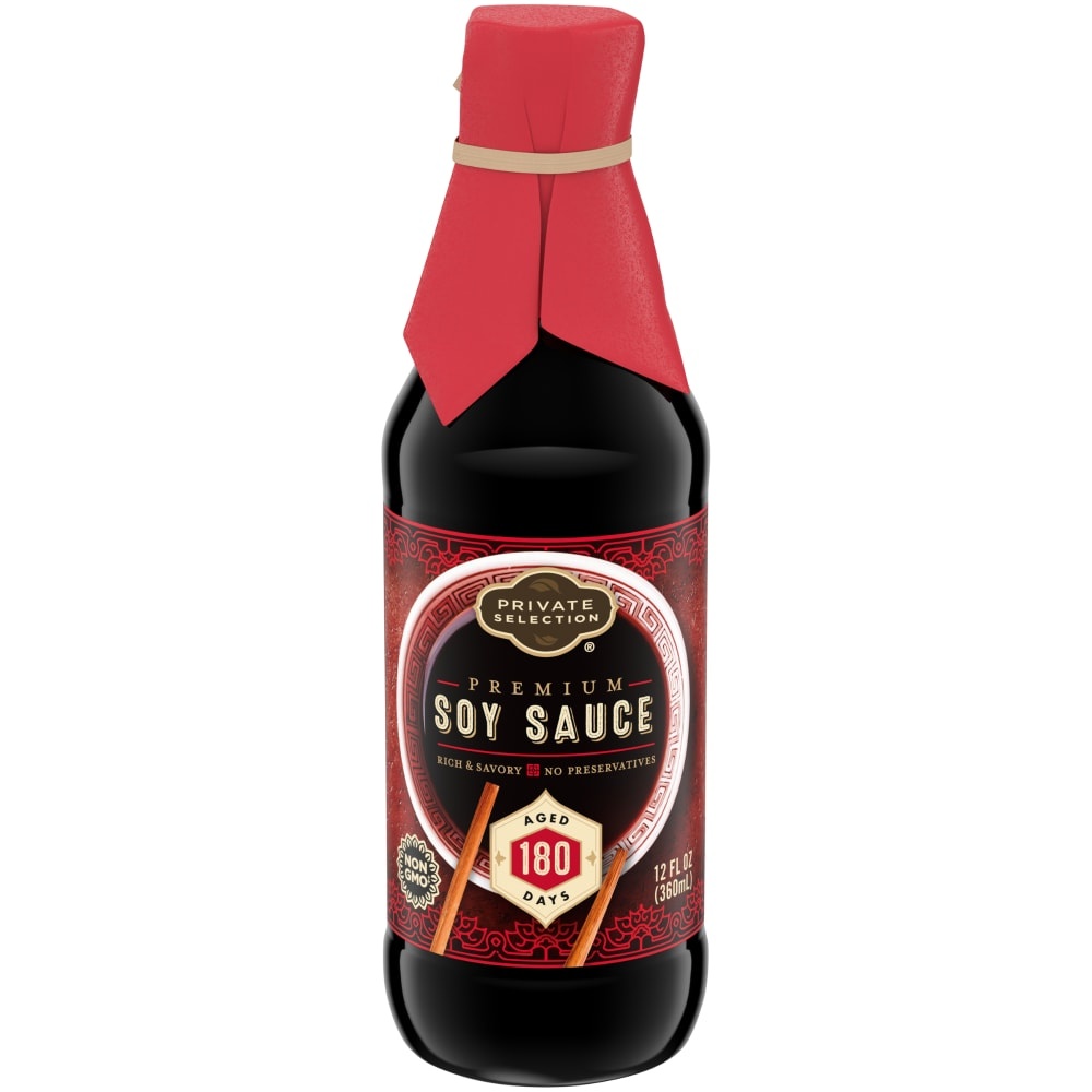 slide 1 of 1, Private Selection Premium Soy Sauce, 12 fl oz