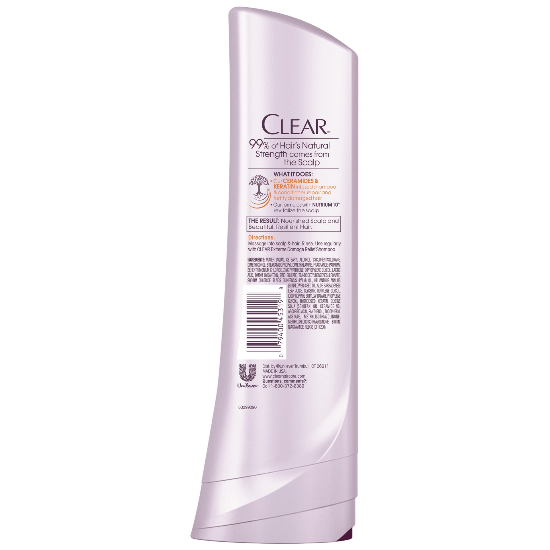 slide 2 of 3, Clear Conditioner Extreme Damage Relief, 12.7 oz, 12.7 oz