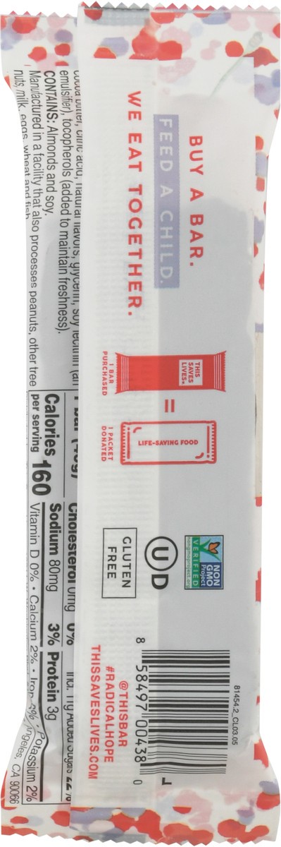 slide 5 of 13, This Saves Lives Dark Chocolate & Cherry Bar 1.4 oz Bag, 1.4 oz