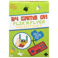 IG Design Group Game On Flik'm Flyer Valentines 24 Pieces 1 ea