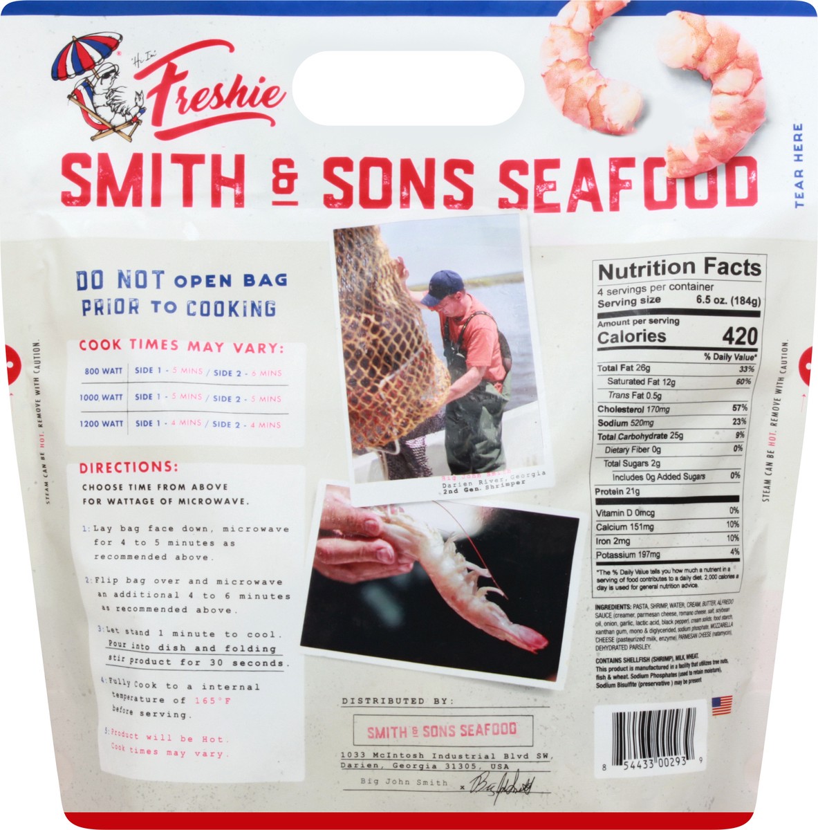 slide 2 of 13, Freshie Shrimp Alfredo, 26 oz