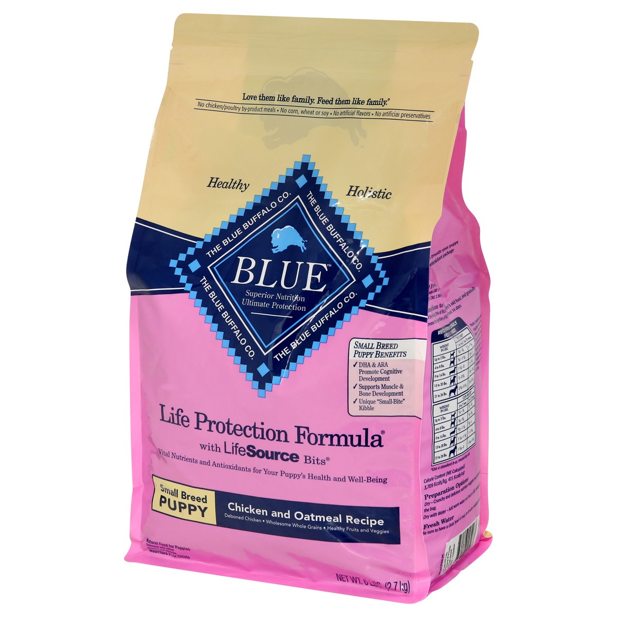 slide 3 of 10, Blue Buffalo Dog Food 6 lb, 6 lb