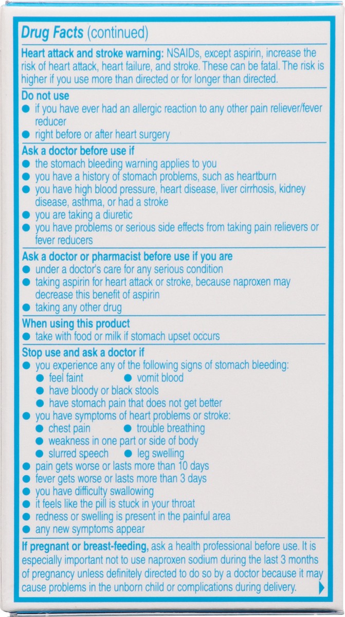 slide 9 of 9, Aleve All Day Strong Tablets 220 mg Headache Pain 50 ea, 1 ct