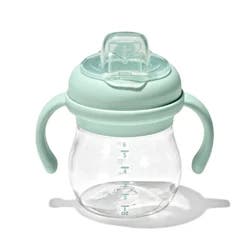 OXO Tot Transitions Soft Spout Sippy Cup With Removable Handles 6 Oz - Opal
