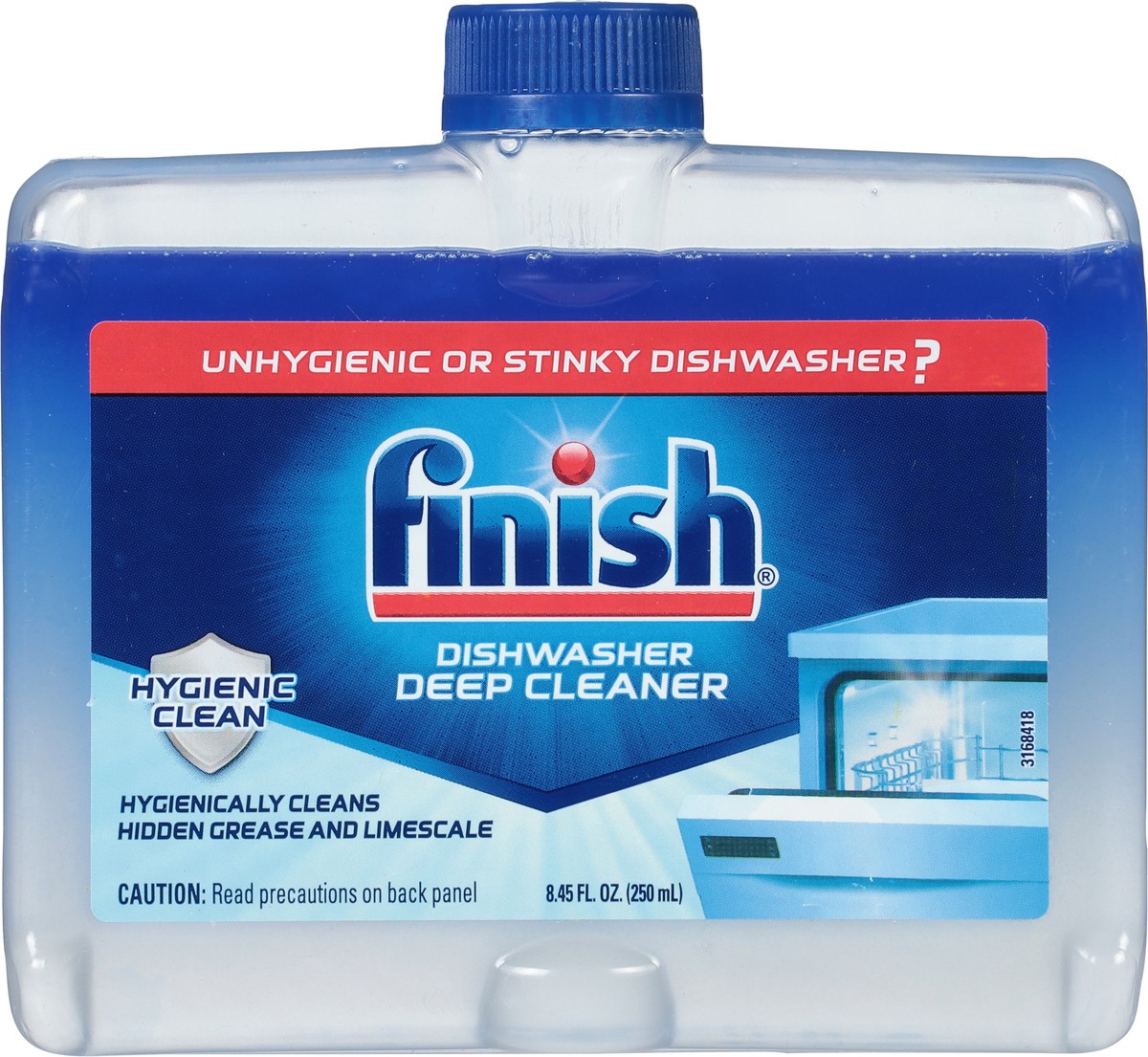 slide 6 of 9, Finish Liquid Dishwasher Machine Cleaner, 8.45 oz