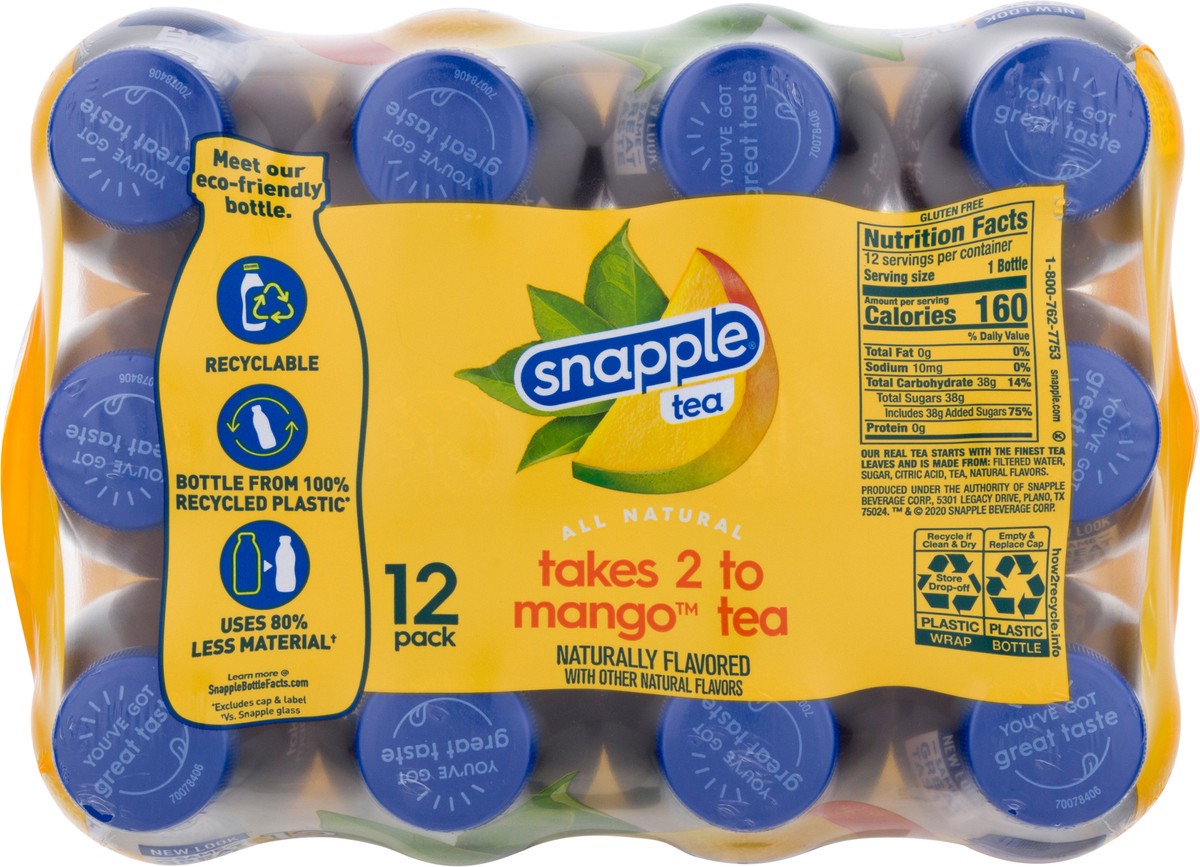 slide 8 of 9, Snapple Pet - 192 fl oz, 192 fl oz