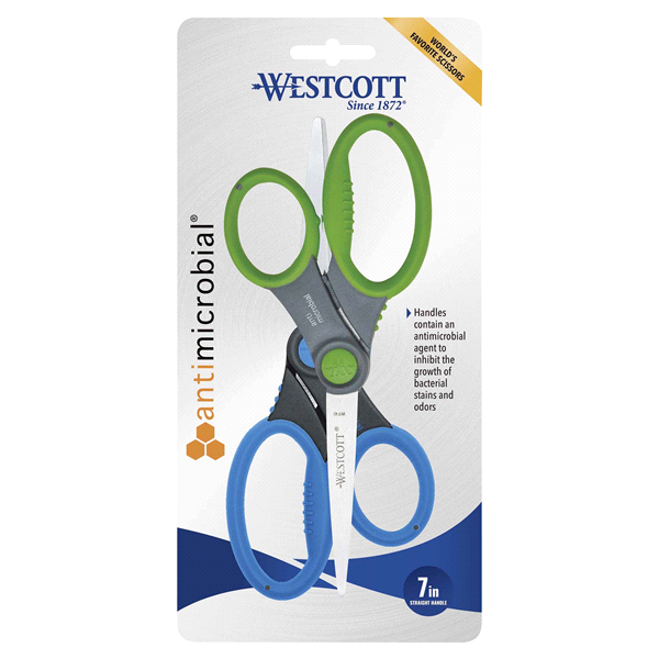 Westcott Student Scissor Antimicrobial 7'' 2 ct Shipt