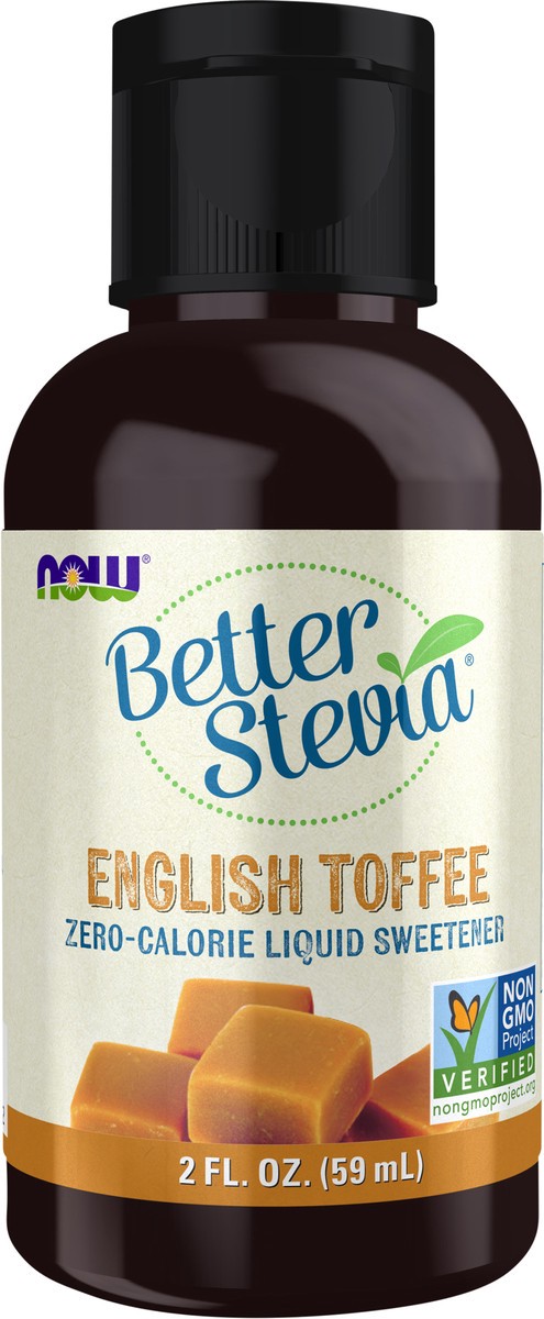 slide 9 of 9, NOW Foods BetterStevia English Toffee- 2 fl oz, 2 fl oz