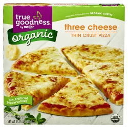 True Goodness Organic Thin Crust Cheese Pizza