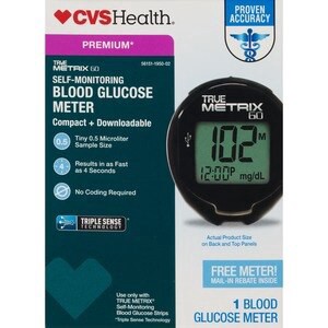 slide 1 of 1, CVS Health True Metrix Go Meter Kit, 1 ct