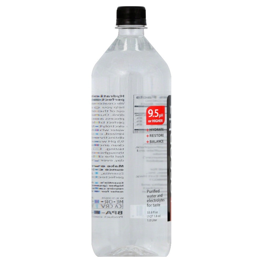 slide 6 of 6, Essentia Purified 9.5pH Water, 1 liter