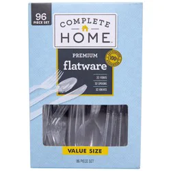 Complete Home Combo Premium Plastic Cutlery