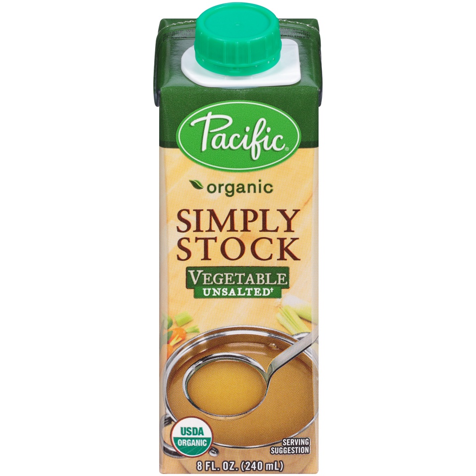 slide 1 of 1, Pacific Simply Stock, Vegetable, Unsalted, 8 oz