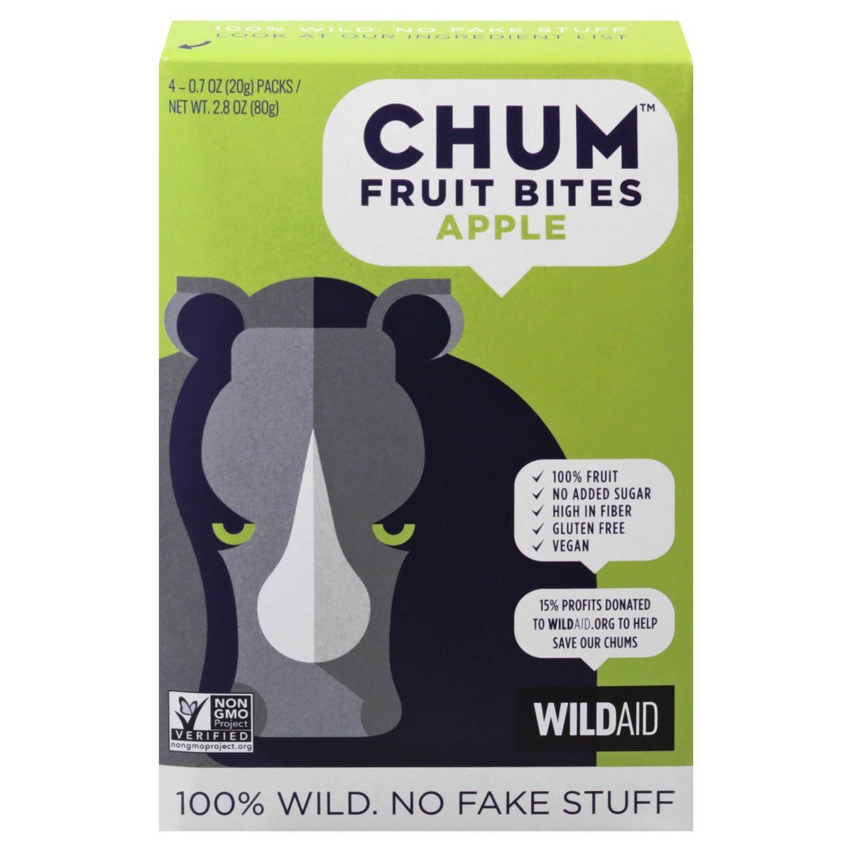 slide 1 of 11, Chum Apple Fruit Bites 4 ea, 4 ct