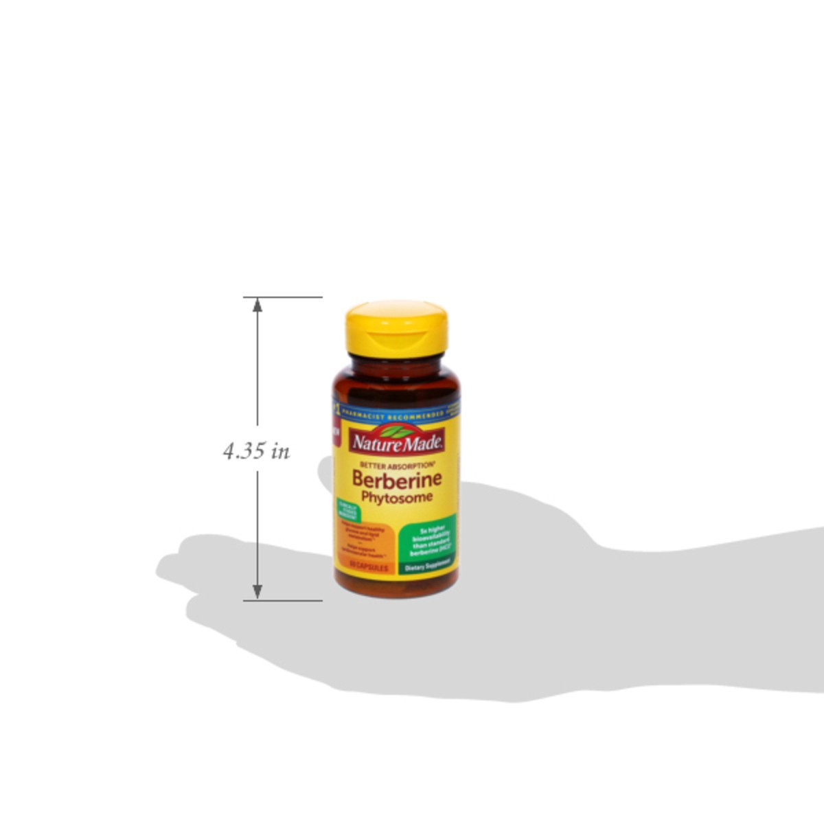 slide 4 of 14, Nature Made Berberine Phytosome 60 Capsules, 60 ct