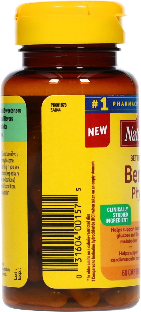 slide 10 of 14, Nature Made Berberine Phytosome 60 Capsules, 60 ct