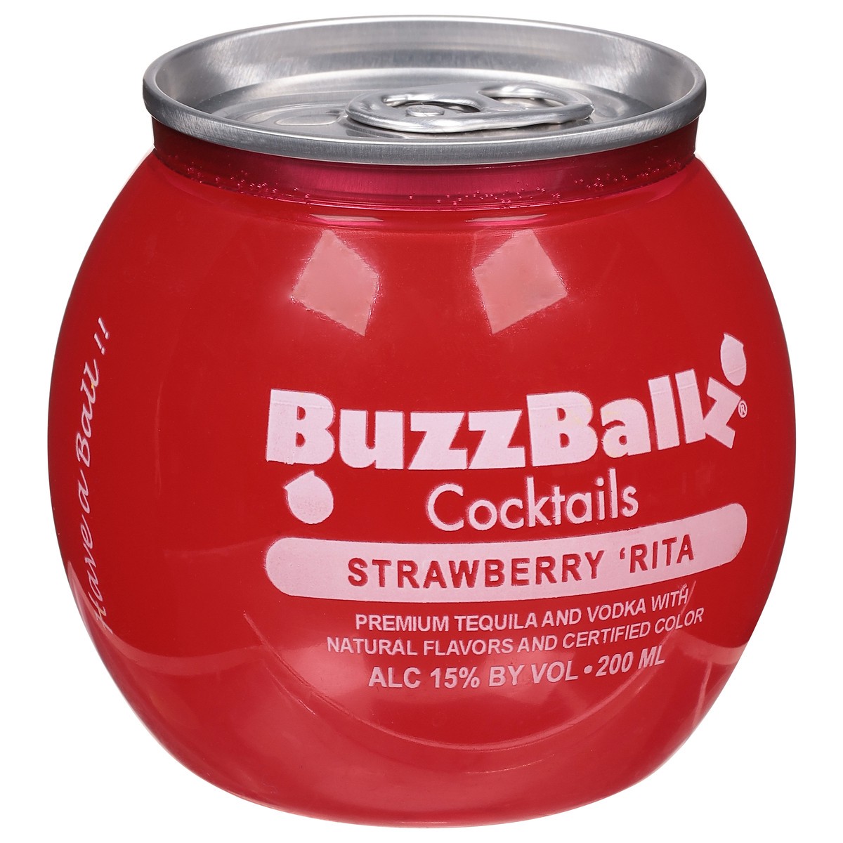 slide 2 of 9, Buzzballz Strawberry Marg, 200 ml