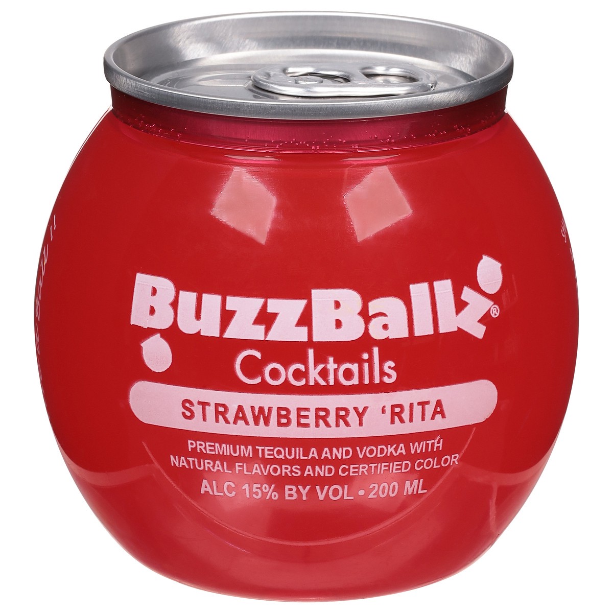 slide 1 of 9, Buzzballz Strawberry Marg, 200 ml