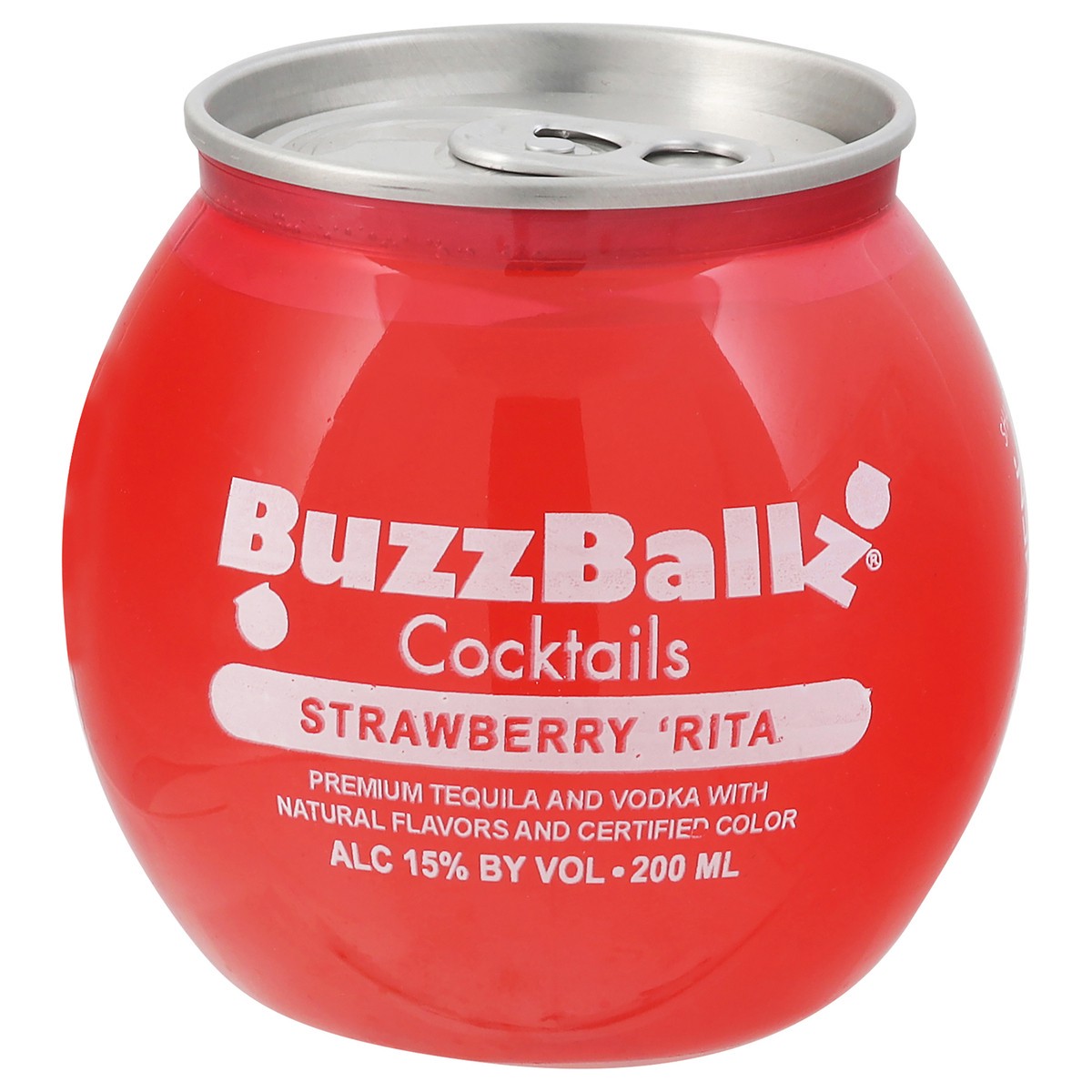 slide 1 of 9, Buzzballz Strawberry Marg, 200 ml