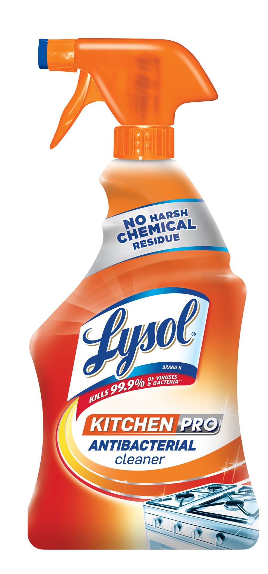 slide 1 of 9, Lysol Pro Kitchen Spray Cleaner and Degreaser, Antibacterial All Purpose Cleaning Spray for Kitchens, Countertops, Ovens, and Appliances, Citrus Scent, 22oz, 22 oz