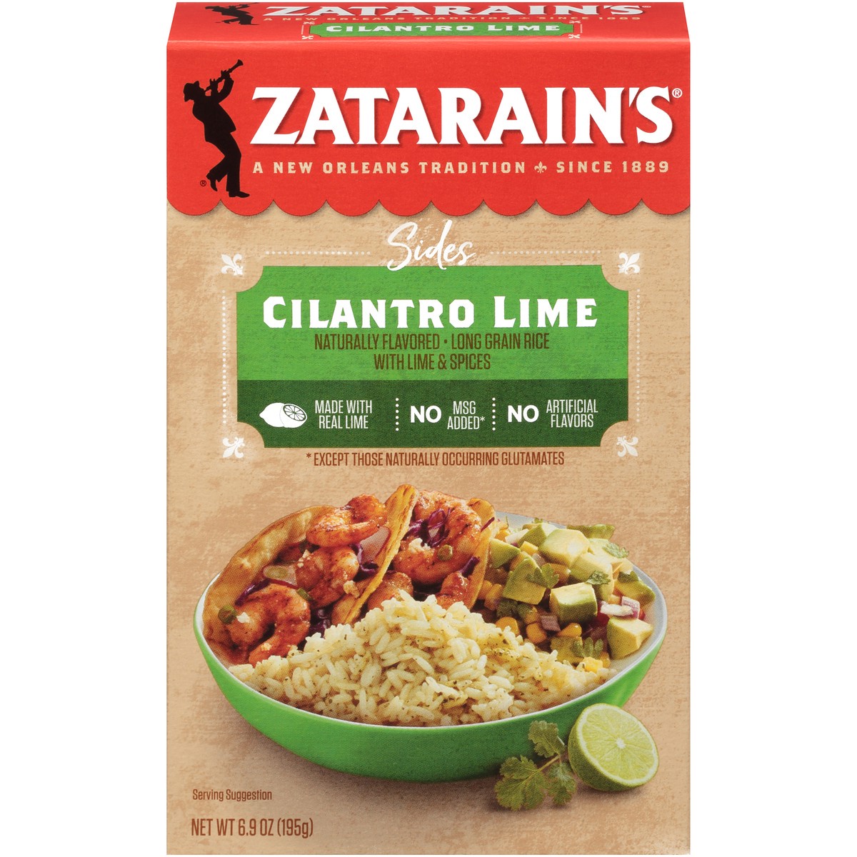slide 1 of 13, Zatarain's Cilantro Lime Rice, 6.9 oz