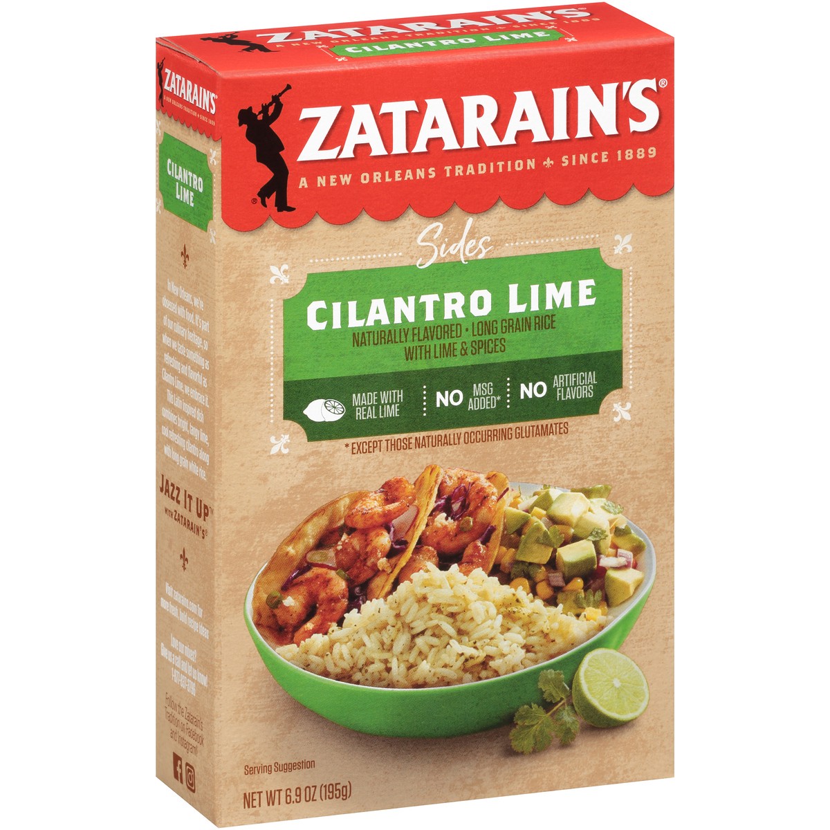 slide 13 of 13, Zatarain's Cilantro Lime Rice, 6.9 oz
