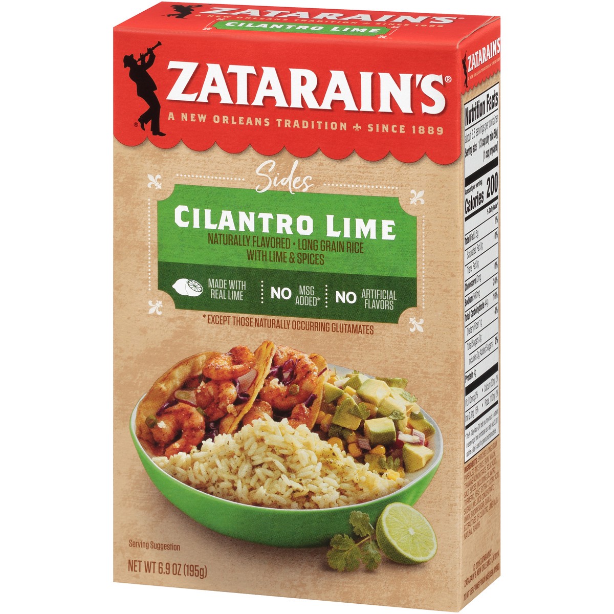 slide 8 of 13, Zatarain's Cilantro Lime Rice, 6.9 oz