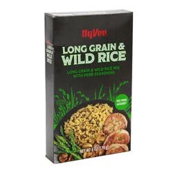 Hy-vee Long Grain & Wild Rice Mix With Herb Seasoning