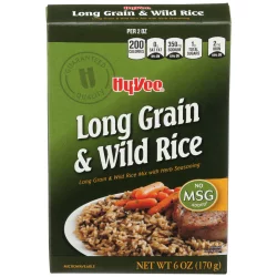 Hy-vee Long Grain & Wild Rice Mix With Herb Seasoning