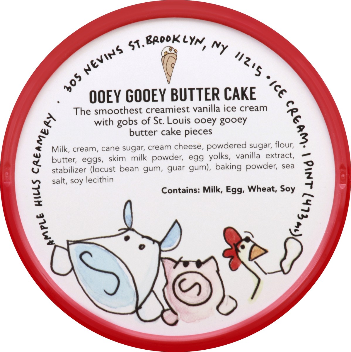 slide 2 of 3, Ample Hills Creamery Ooey Gooey Butter Cake Ice Cream, 16 fl oz